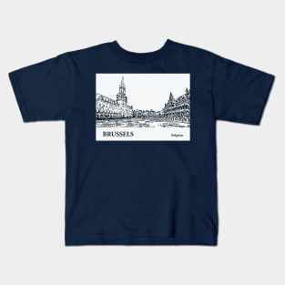 Brussels - Belgium Kids T-Shirt